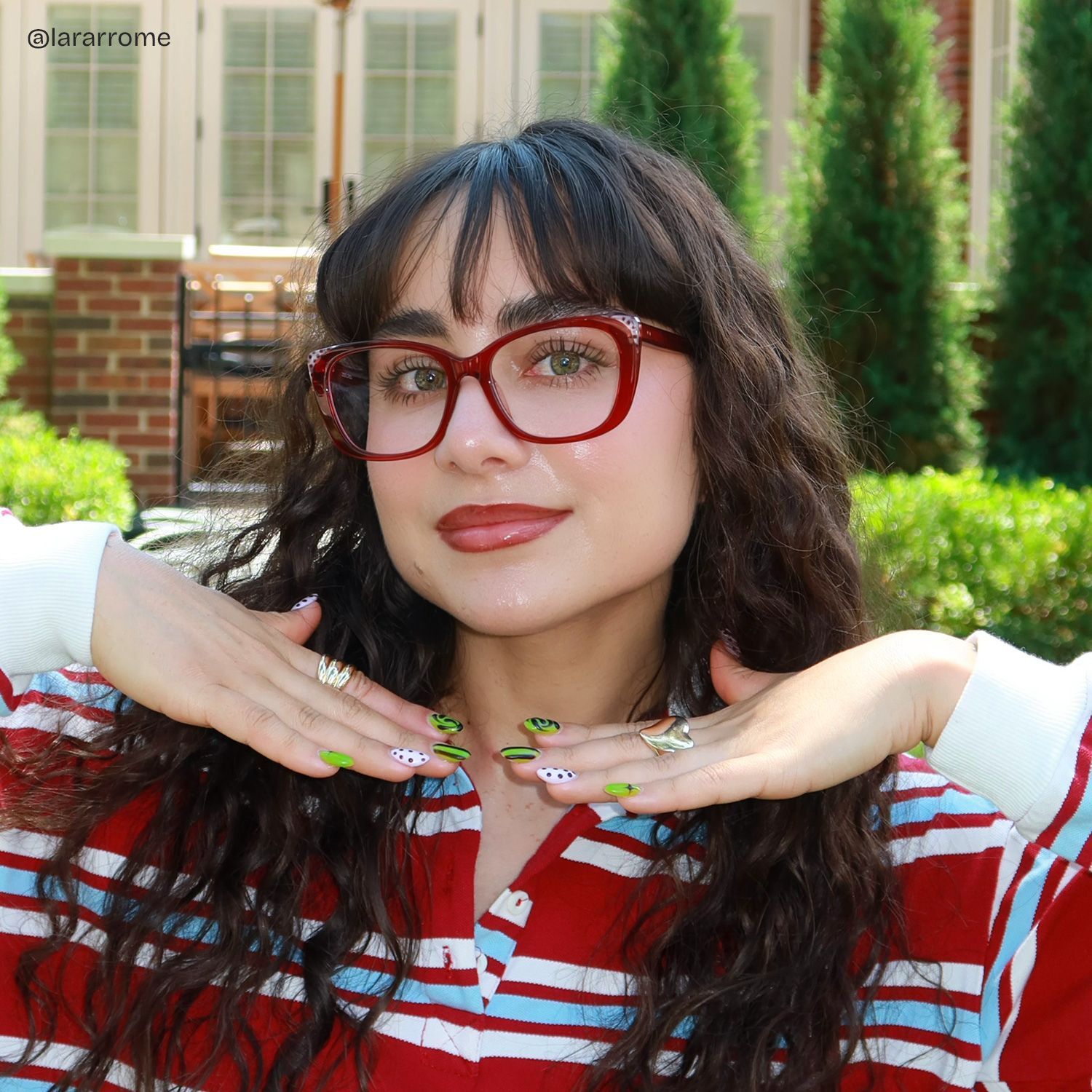 Madeline Cat eye Red Frame Glasses for Women | ZEELOOL6