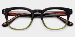 Pierce Two-tone Round Glasses1