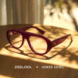 The Aviator Red Aviator Glasses0
