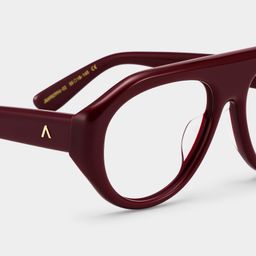 The Aviator Red Aviator Glasses5