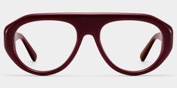 The Aviator Red Aviator Glasses1