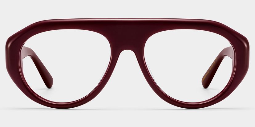 The Aviator Red Aviator Glasses