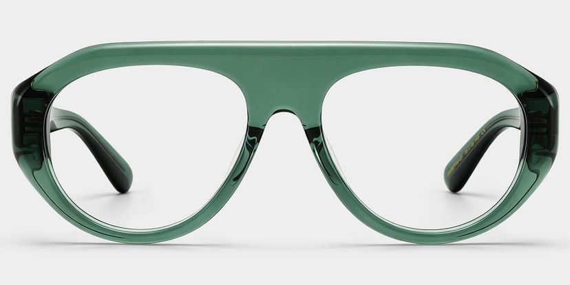 The Aviator Green Aviator Glasses
