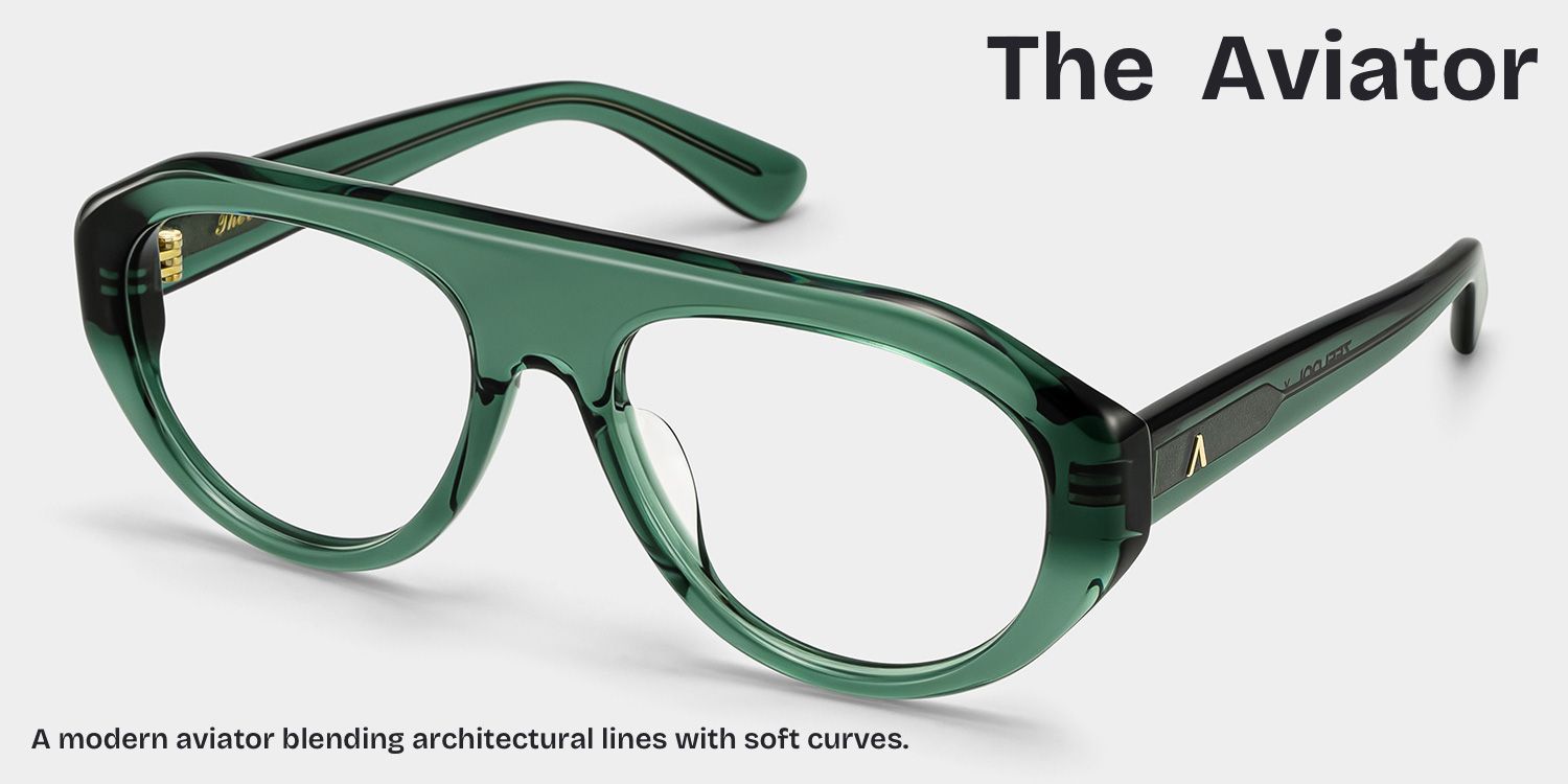 ZEELOOL x Aimee Song The Aviator Green Glasses3