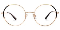 Rindy Black Round Glasses0