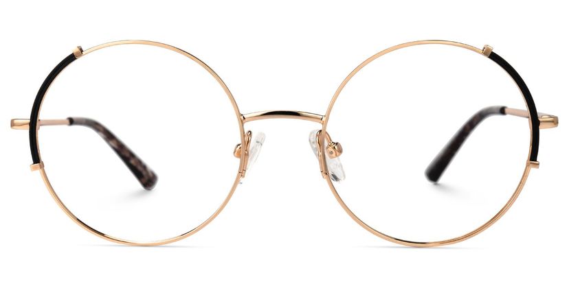 Rindy Black Round Glasses