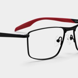Scout Black Rectangle Glasses4