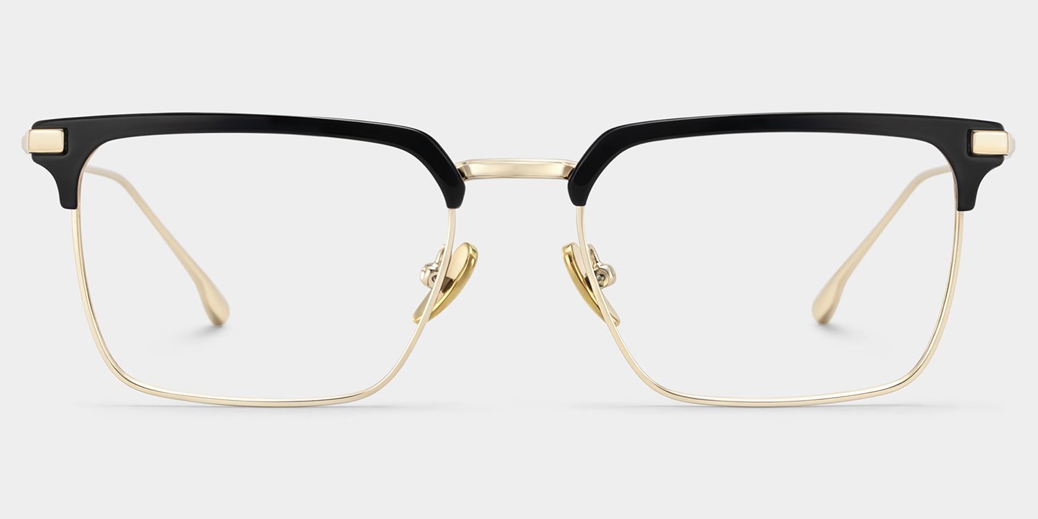 Addison Browline Black Metal Frames Glasses Online | ZEELOOL0