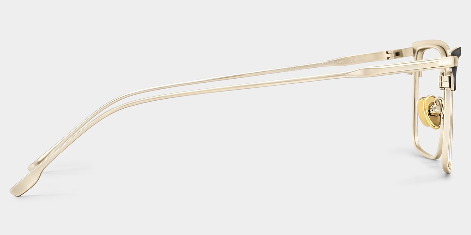 Addison Browline Black Metal Frames Glasses Online | ZEELOOL3