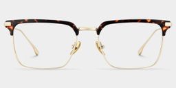 Addison Tortoise Browline Glasses0