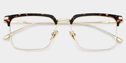 Addison Tortoise Browline Glasses1