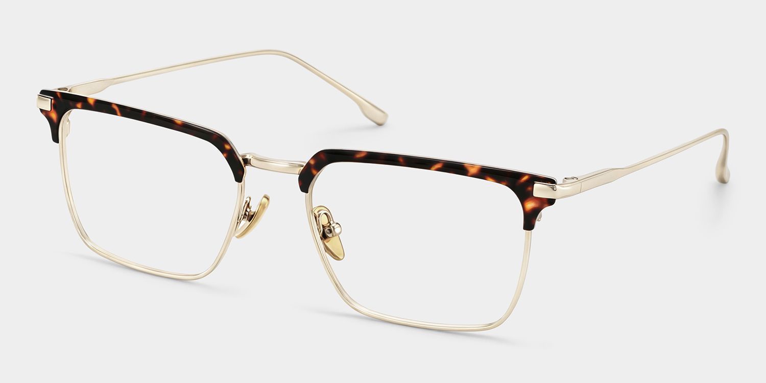 Addison Tortoise Browline Frame Glasses for Men | ZEELOOL2