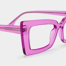 Newell Pink Rectangle Glasses4