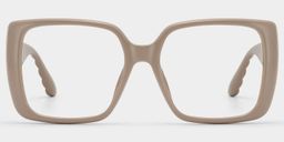 Maya Brown Square Glasses0