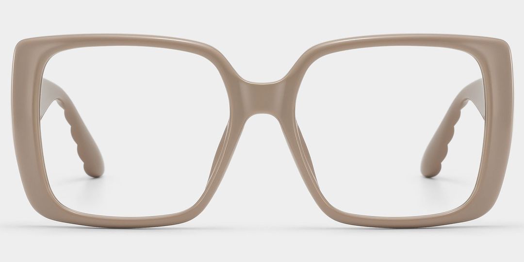 Maya Brown Square Glasses