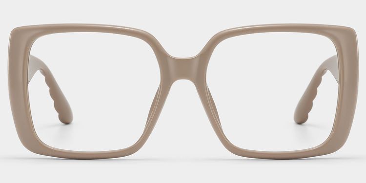 Maya Brown Square Glasses