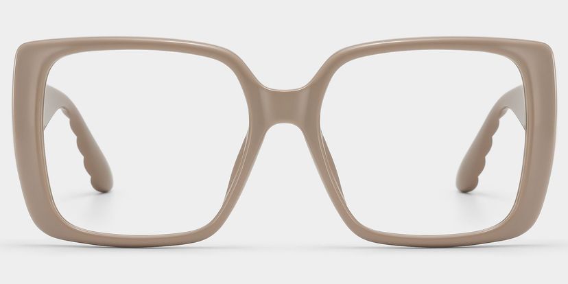 Maya Brown Square Glasses