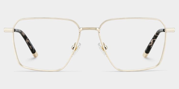 Ashley Gold Square Glasses
