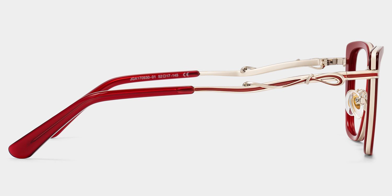 Veronica Red Cat-Eye Glasses | ZEELOOL3
