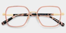 Sophie Pink Geometric Glasses1