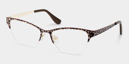 Dorian Brown Leopard print Cat eye Glasses2