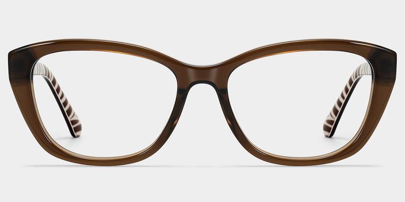 Brielle Brown Cat eye Glasses
