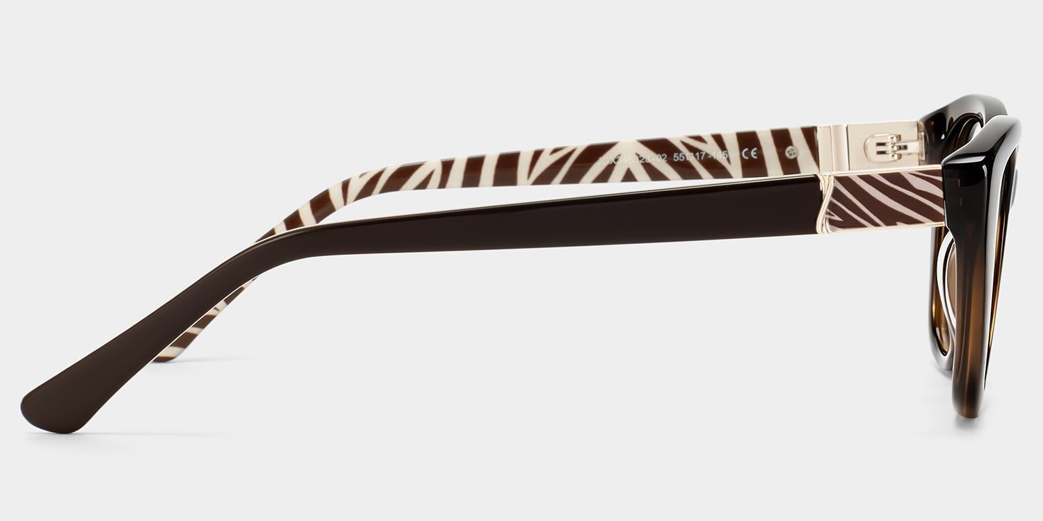 Brielle Brown Cat-Eye Glasses | ZEELOOL3