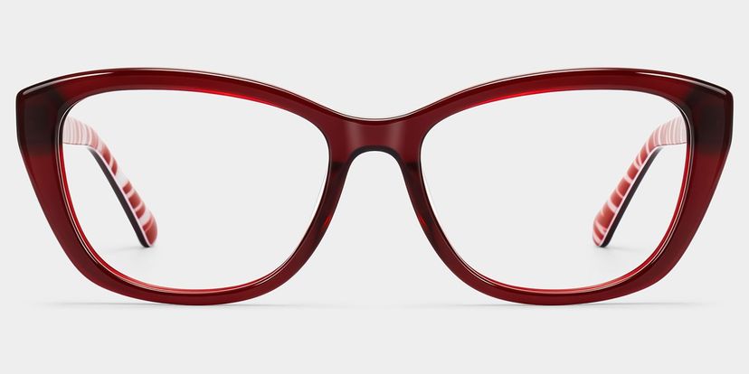 Brielle Red Cat eye Glasses