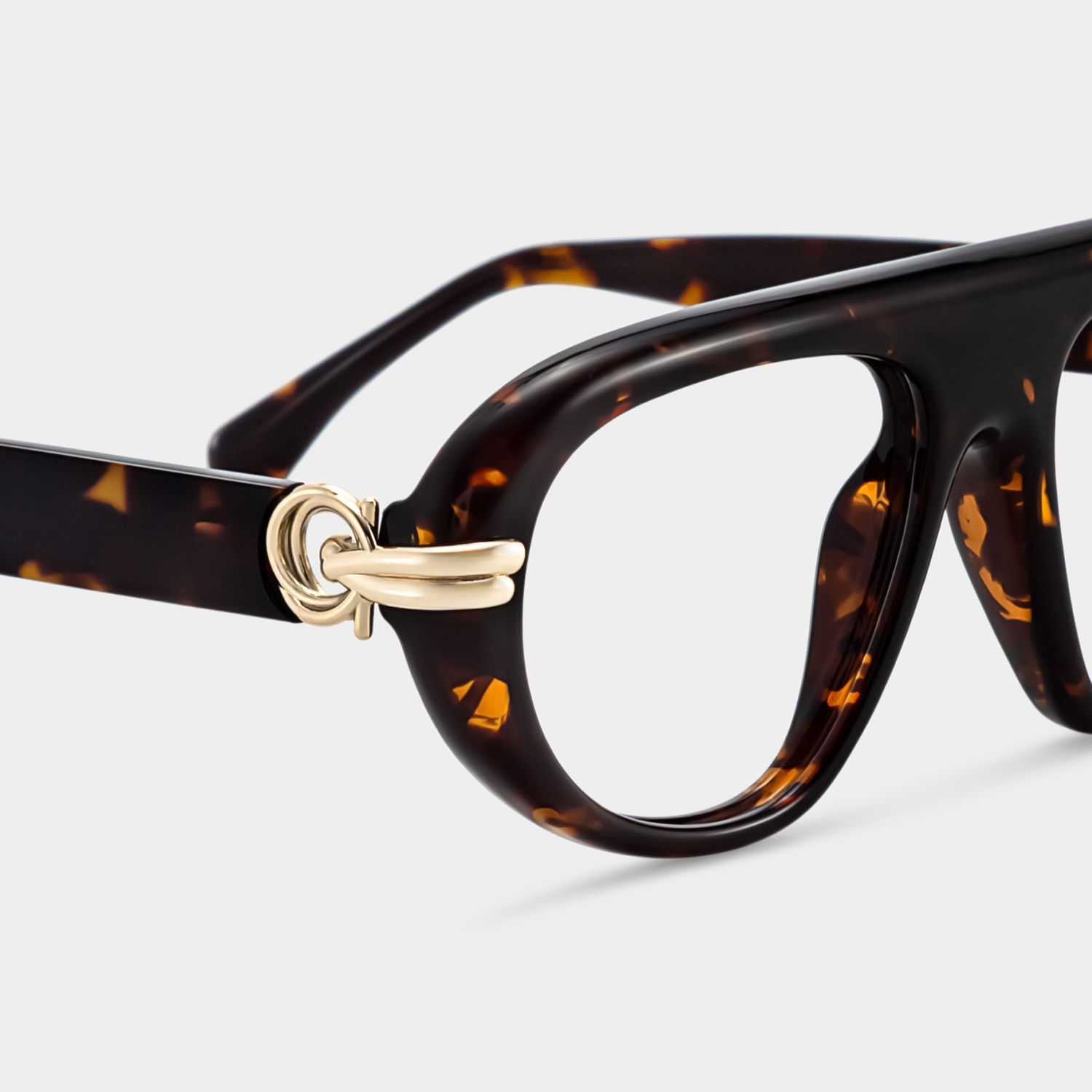 Aveline Tortoise Aviator Prescription Glasses for Women | ZEELOOL4