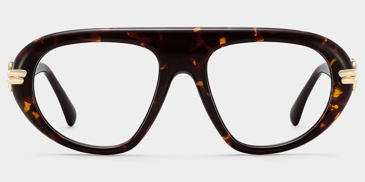 Aveline Tortoise Aviator Glasses