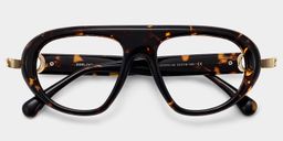 Aveline Tortoise Aviator Glasses1