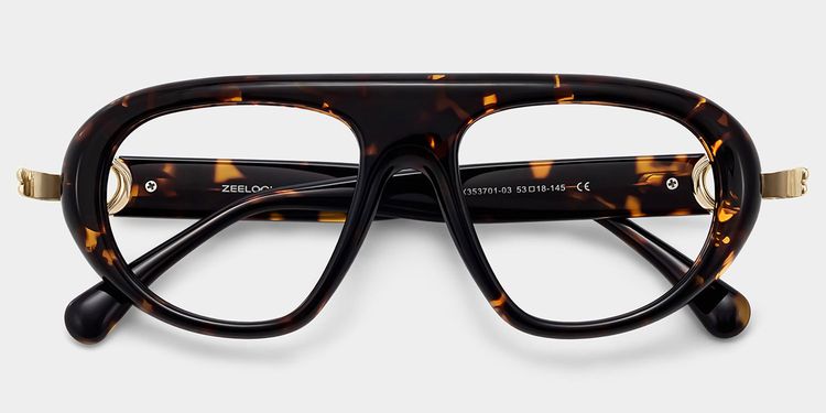 Aveline Tortoise Aviator Glasses