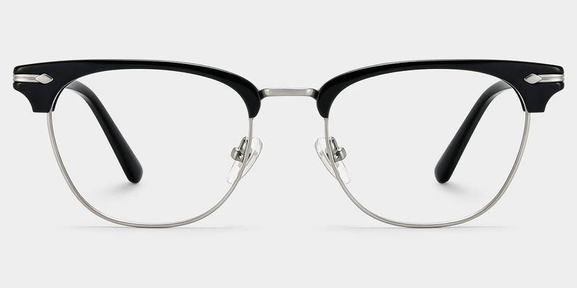 Capri Black Browline Glasses