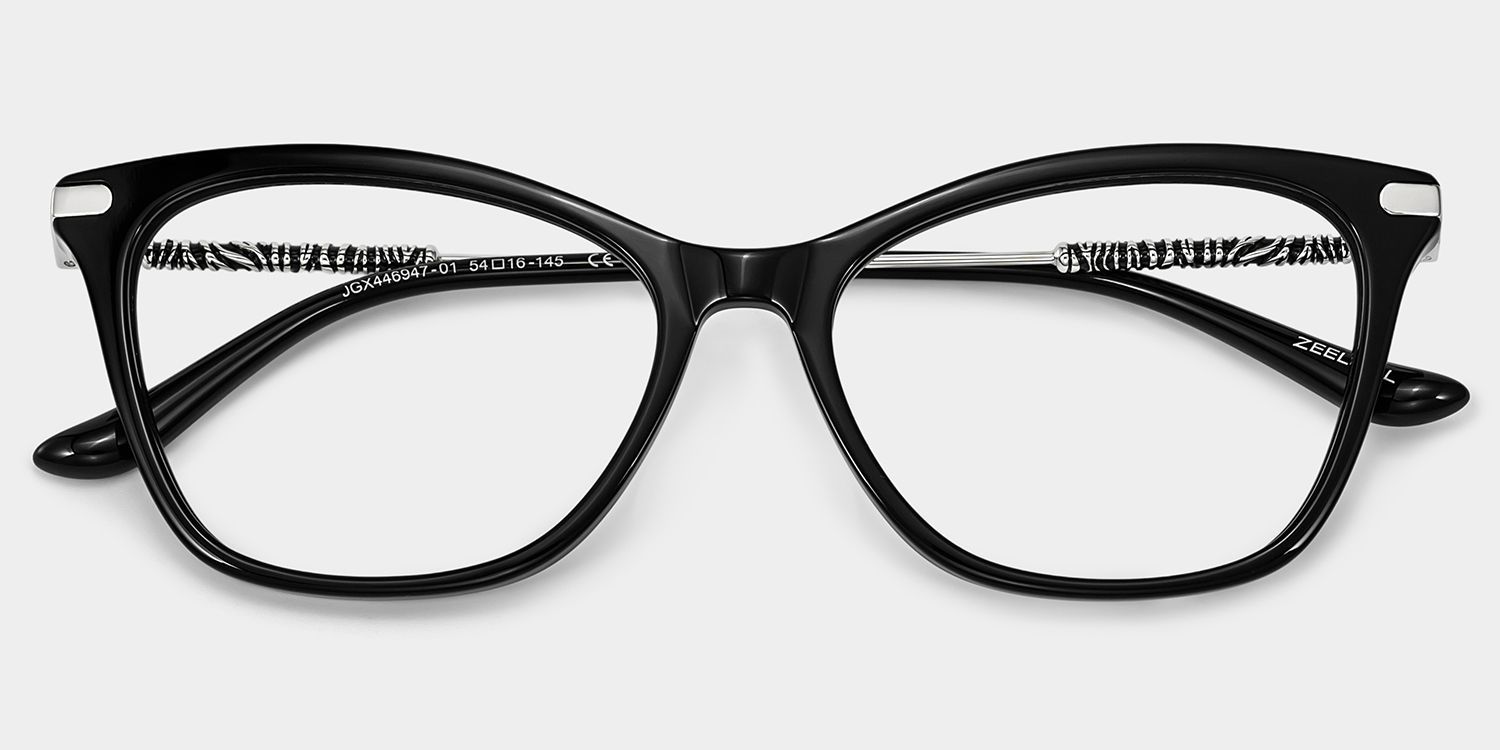 Lydia Black Cat-Eye Glasses | ZEELOOL1