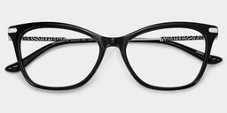 Lydia Black Cat eye Glasses1