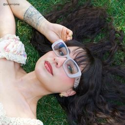 Hannah Beige Rectangle Glasses6