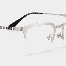 Peyton Silver Browline Glasses4