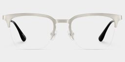 Peyton Silver Browline Glasses0