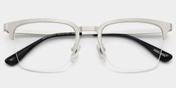 Peyton Silver Browline Glasses1