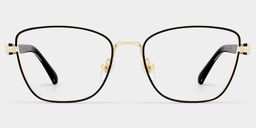 Lucille Black Butterfly Glasses0