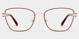 Lucille Red Butterfly Glasses0