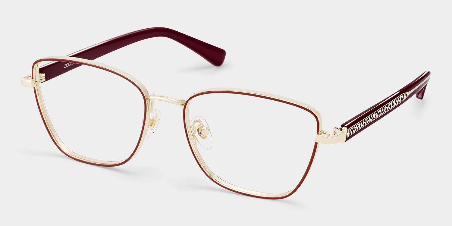 Lucille Red Butterfly Glasses | ZEELOOL2