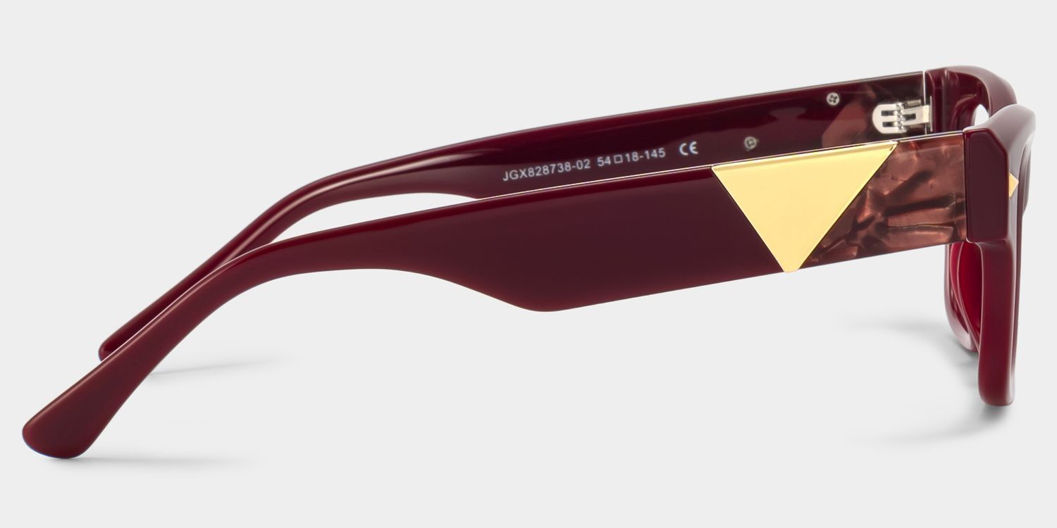 Briar Burgundy Cat-Eye Glasses | ZEELOOL3