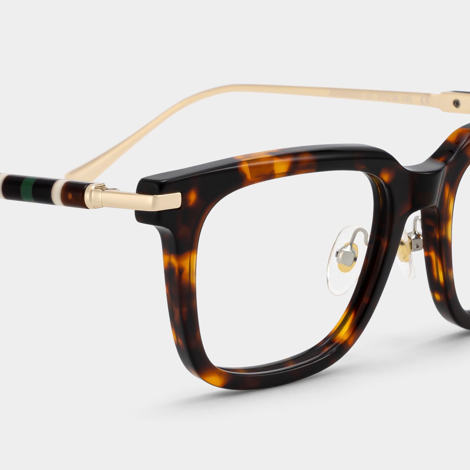 Rayne Square Glasses Eyeglasses in Tortoise Color | ZEELOOL4