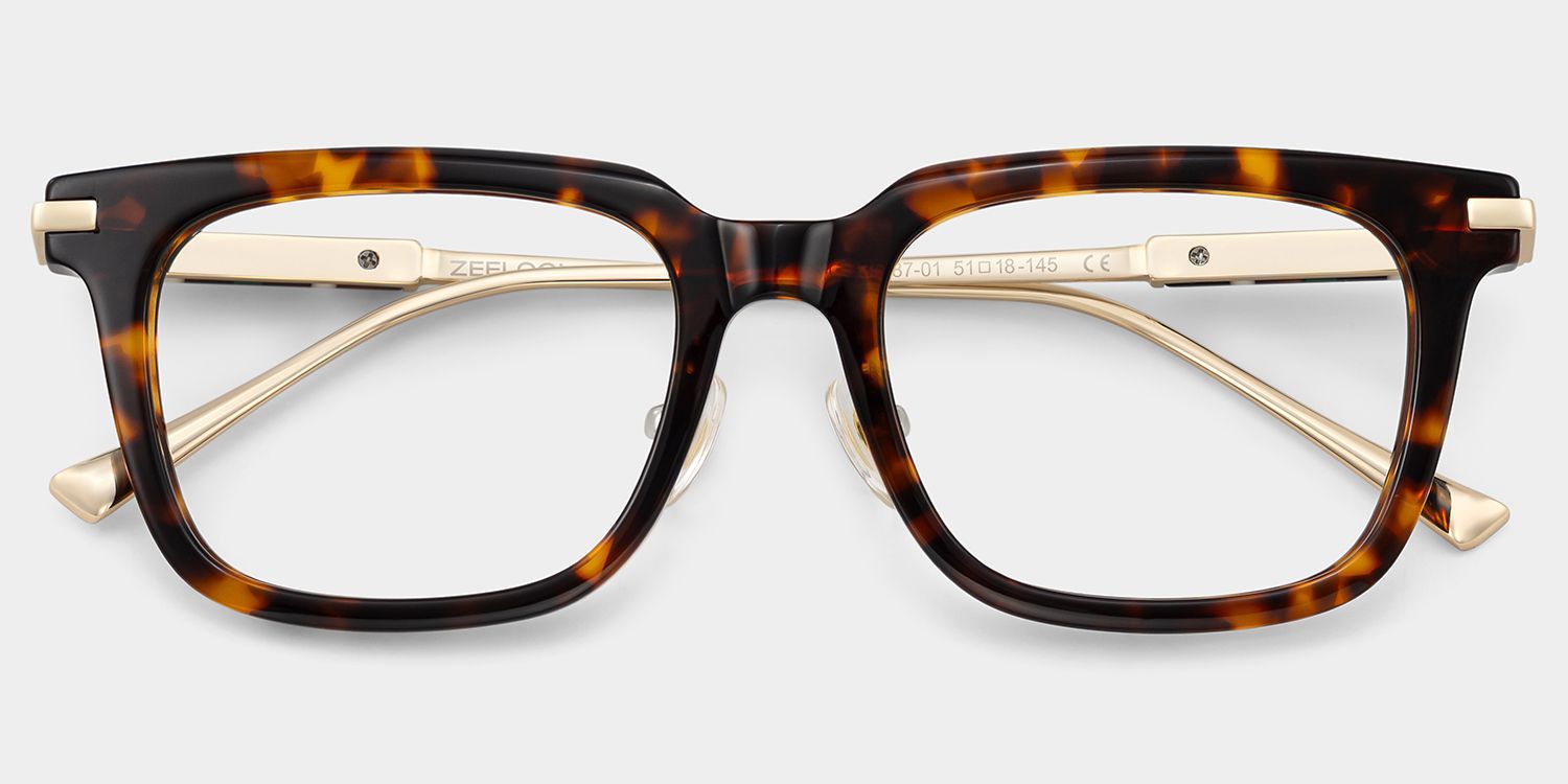 Rayne Square Glasses Eyeglasses in Tortoise Color | ZEELOOL1