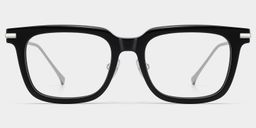 Rayne Black Square Glasses0