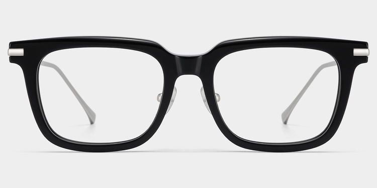Rayne Black Square Glasses