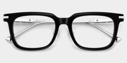 Rayne Black Square Glasses1