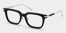 Rayne Black Square Glasses2
