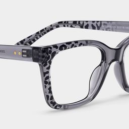 Victoria Gray Square Glasses4